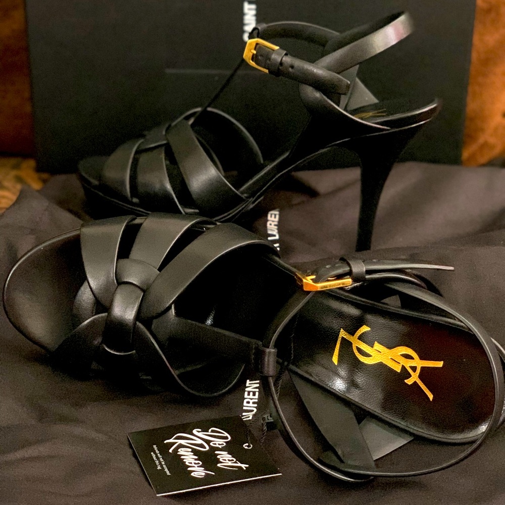 YSL Tribute Platform Heels